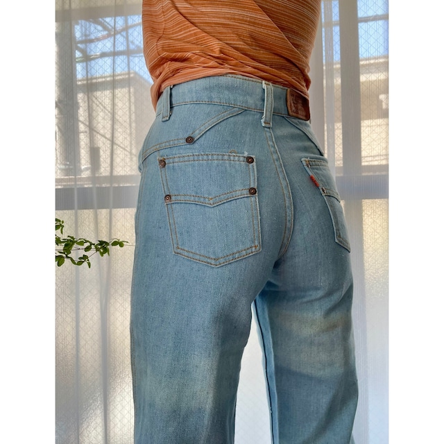 70s～80s U,S Levis STUDENT FLARE　