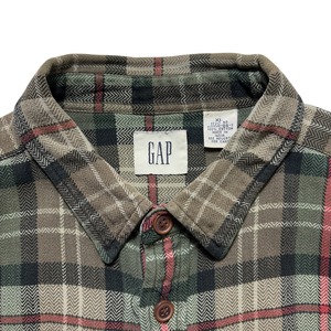 vintage 1990’s “OLD GAP” heavy flannel shirt