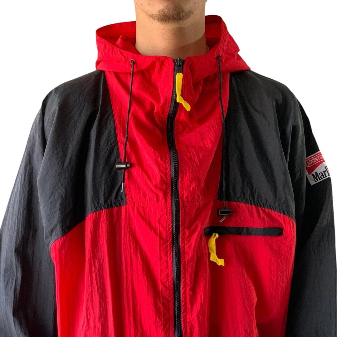 ♾90's Marlboro♾ tactical 2way nylon jacket size L