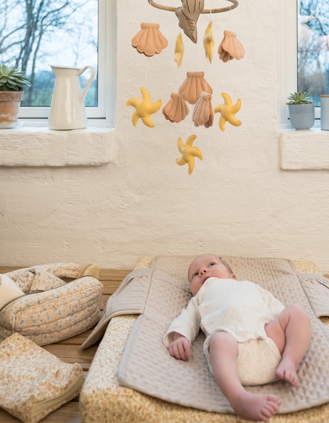 that's mine Shell mobile ベッドメリー　ファーストメリー マーメイド　オーガニックフェルト　北欧デザイン　北欧インテリア　北欧雑貨　日本未入荷　出産祝い　子供部屋インテリア