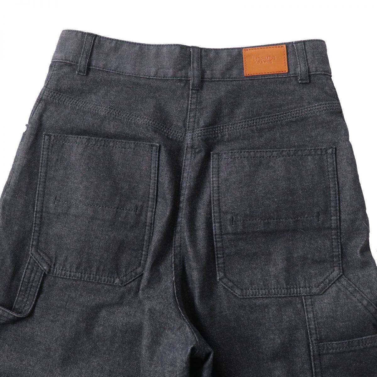 美品】HERMESワイドパンツ 34