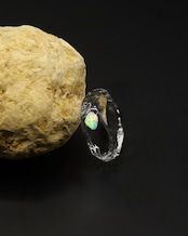 SENTE - LUMIEF OPAL:Rough Ring Main Color: White:12.5号(0.24 ct)