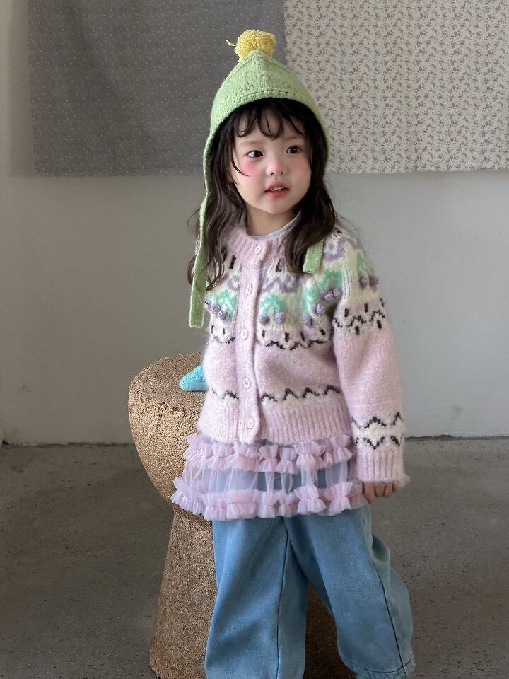 ブラッサムノルディックニットカーディガン S,M,L,XL,JS / AIAI ブラッサムノルディックニットカーディガン S,M,L,XL,JS / AIAI