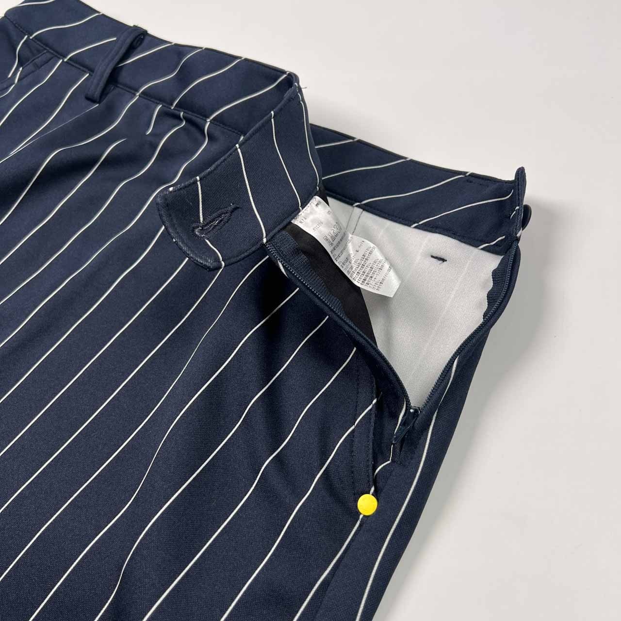 adidas GOLF アディダス ゴルフ ストライプ柄 ミニ スカート サイズ M /ネイビー/レディース