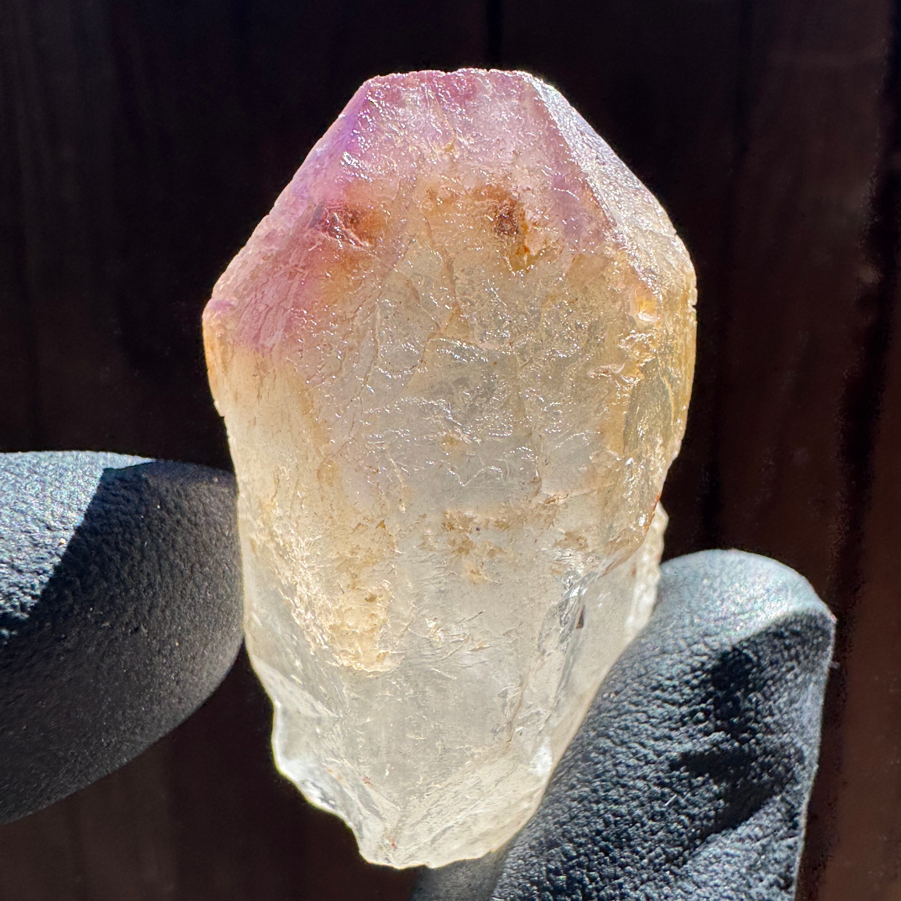 水入り エレスチャル(スモーキークォーツ) ブラジル ミナスジェライス