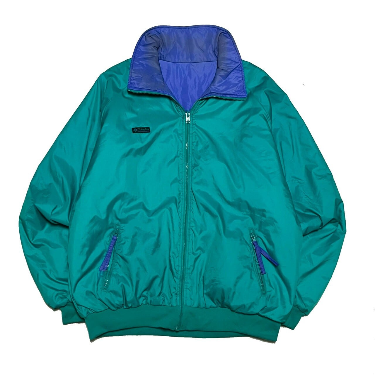 【size XL】90s COLUMBIA コロンビア リバーシブル 中綿 ナイロン