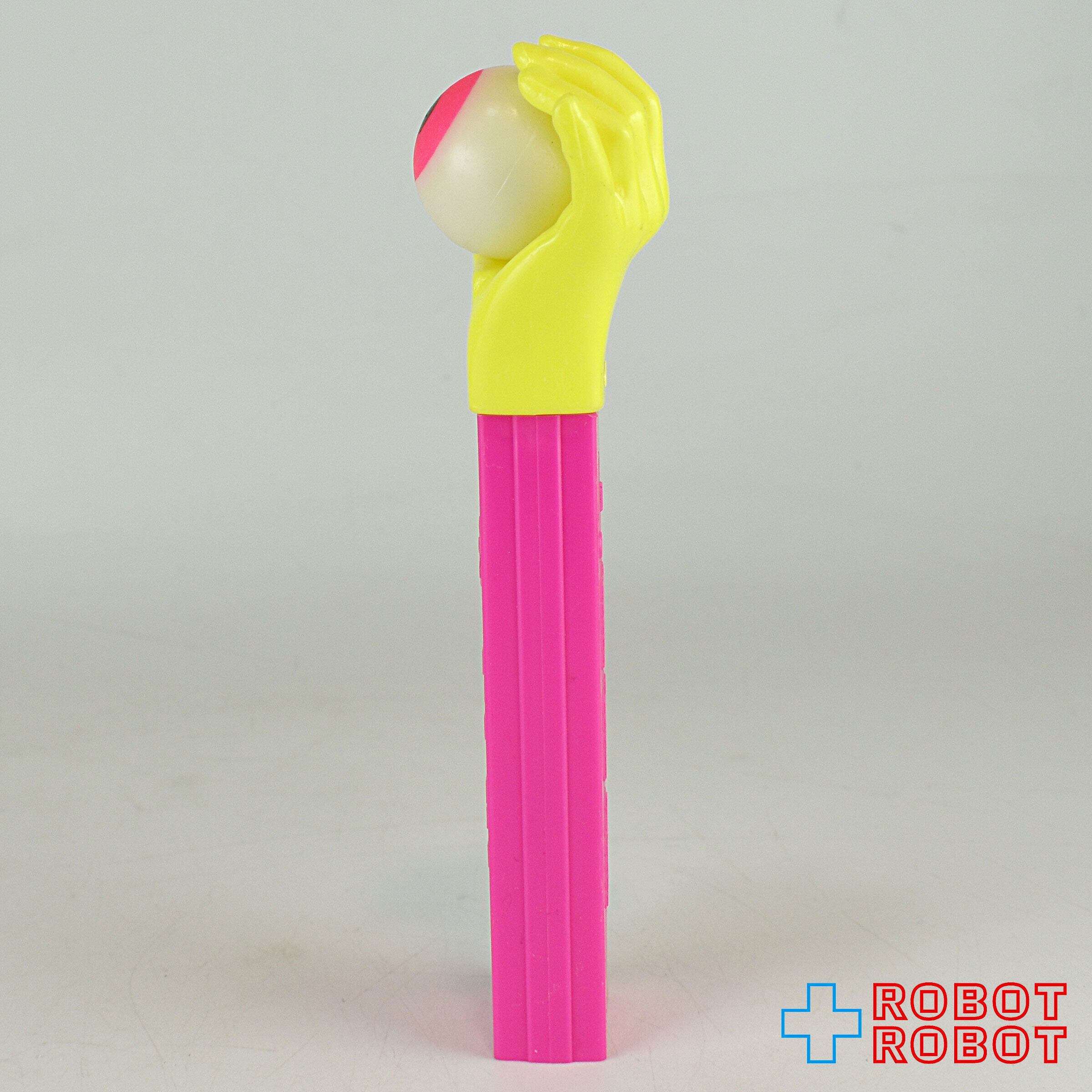 PEZ サイケデリックアイ ネオンカラー 黄ハンド/ピンクステム | ROBOTROBOT