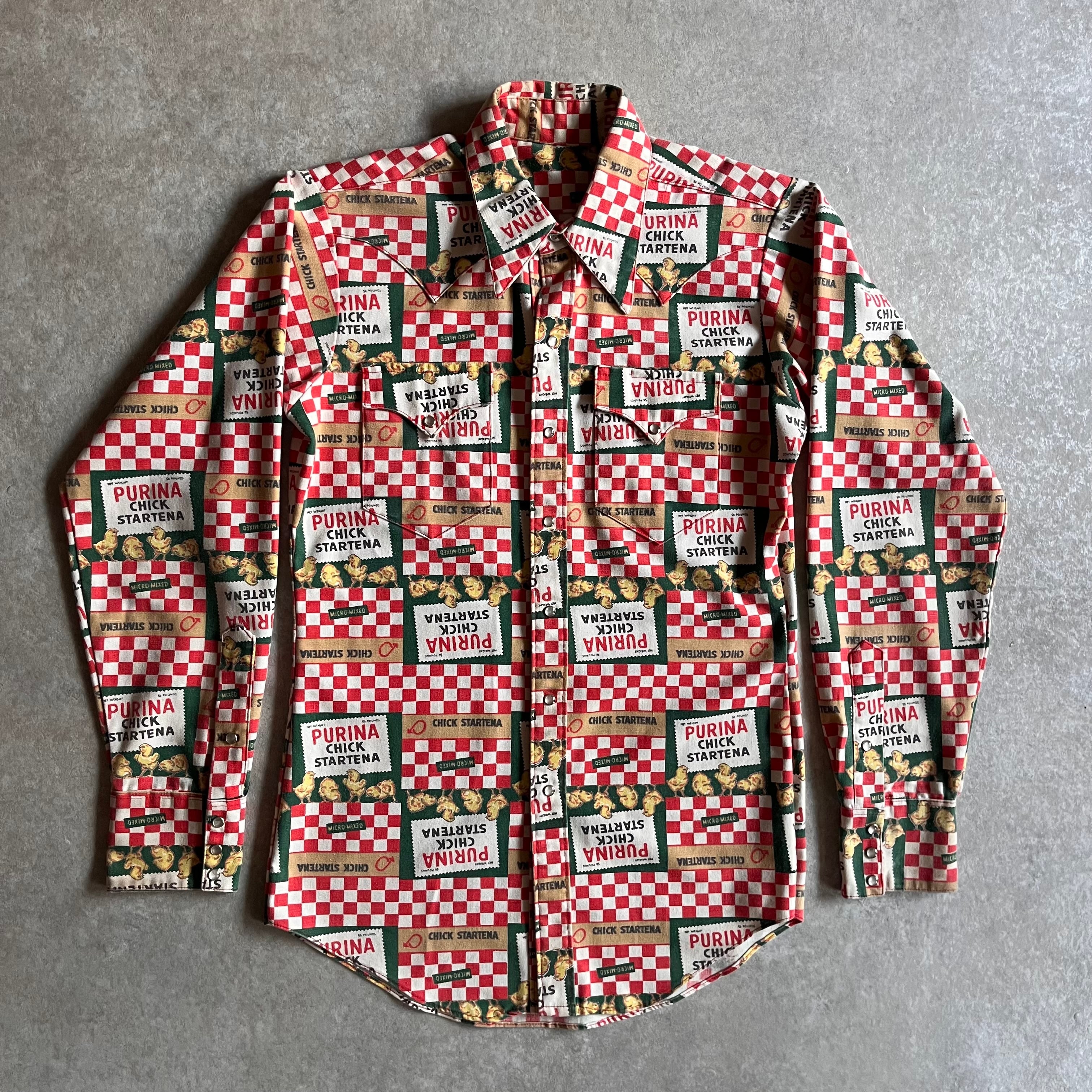 1970s ”PULINA" L/S Western Shirt G957