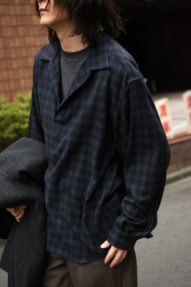 A.PRESSE / Wool Skipper Shirt (Check)