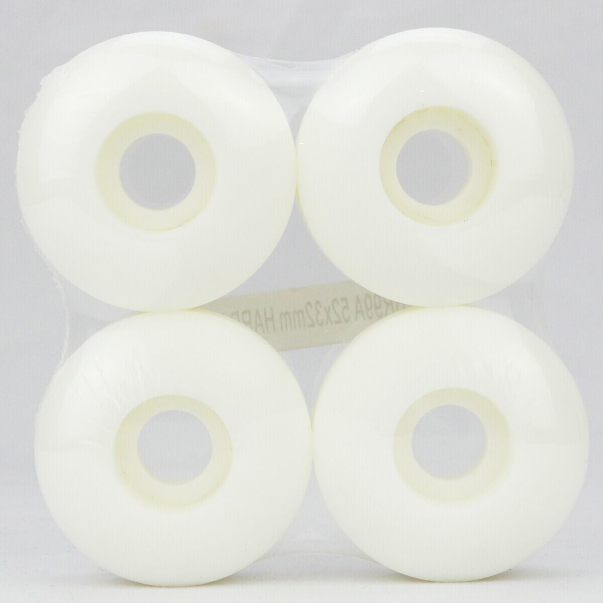 スケボー ウィール 52mm ハード99a ソフト85a ブランク ホワイト