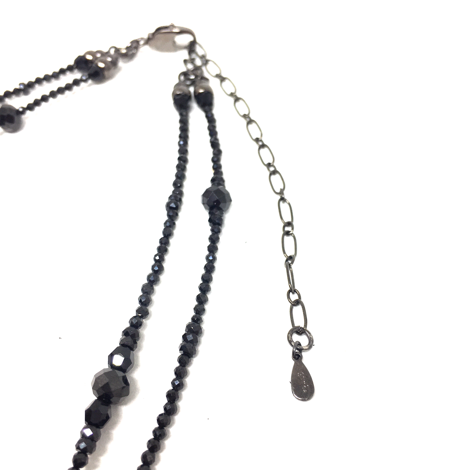 BLACK COLLECTION】gunda<ガンダ>S.M.N NECKLACE/Spinel BLACK COLLECTION】gunda<ガンダ>S.M.N NECKLACE/Spinel