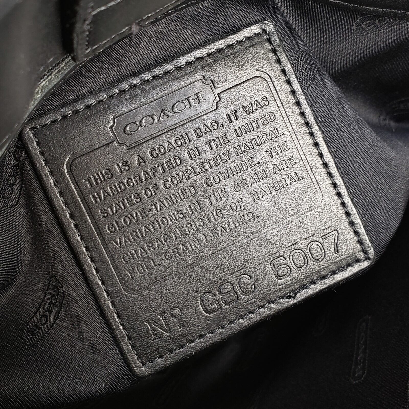オールドコーチ ☆ USA製 レザー ハンドバッグ ブラック コーチ COACH 