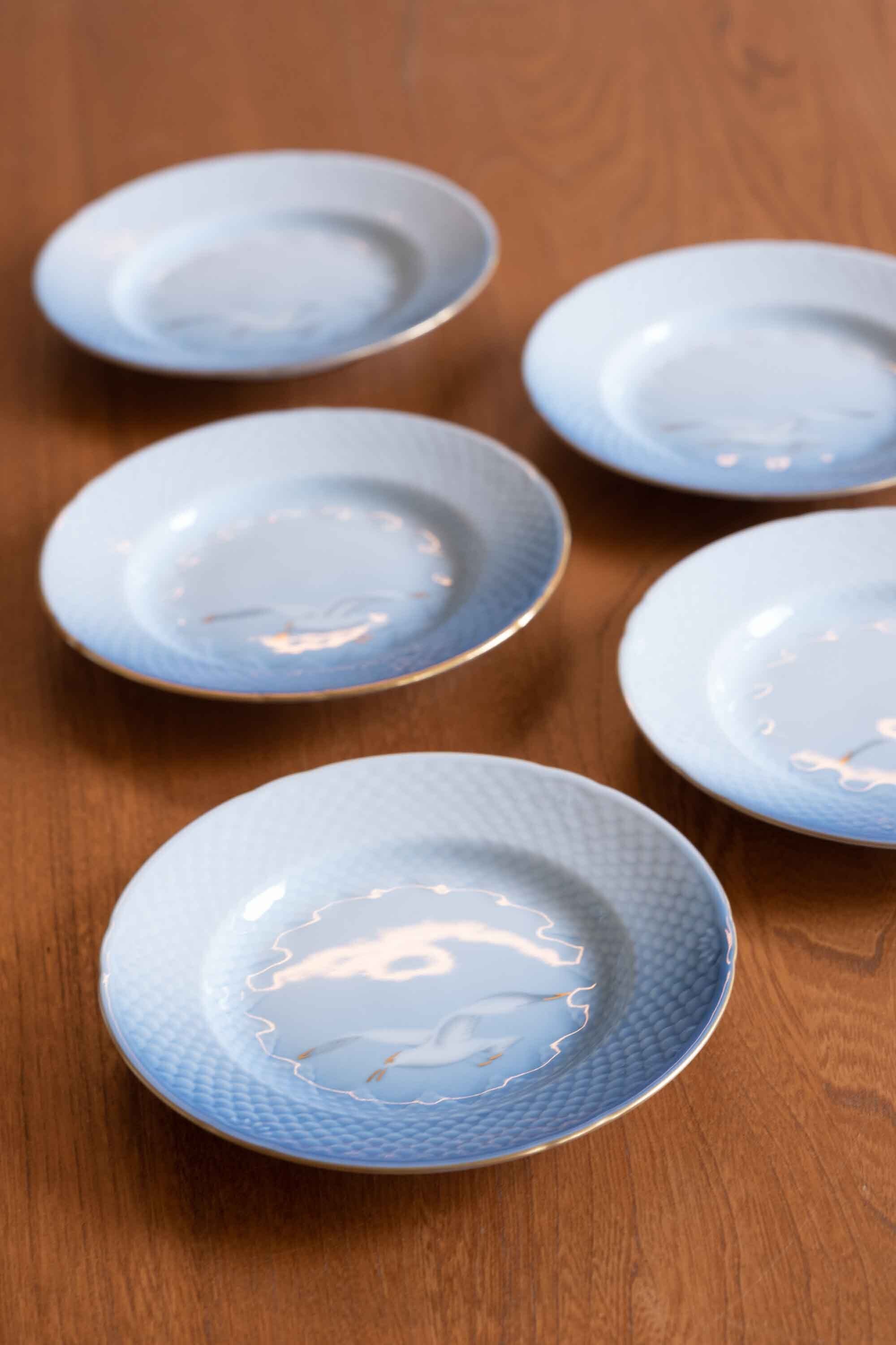 ロイヤルコペンハーゲン ビングオーグレンダール シーガル かもめシリーズ ケーキプレート