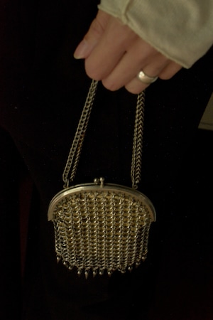 antique metal bag