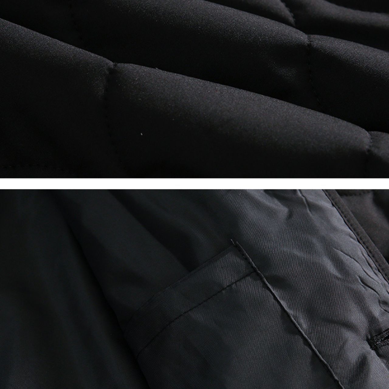 ノーカラーキルティングジャケット　MT0080358