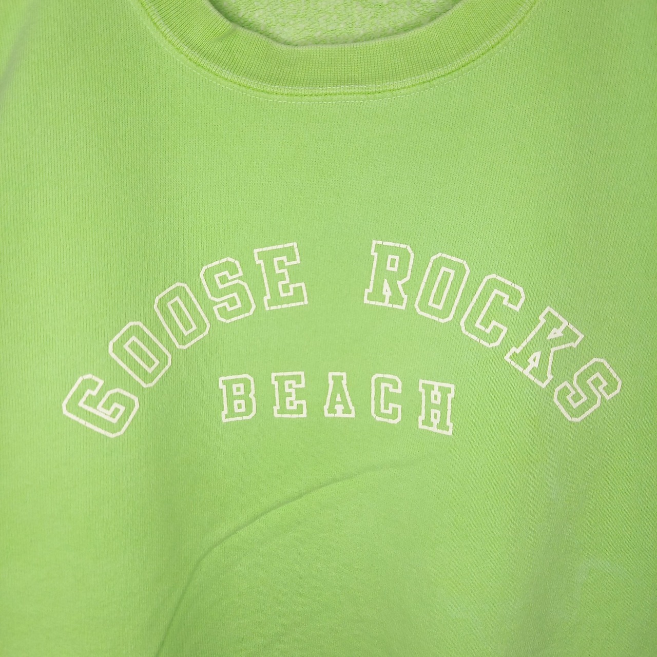 アメリカ製　クルーネック　スウェット　プリント　トレーナー　カレッジ　M