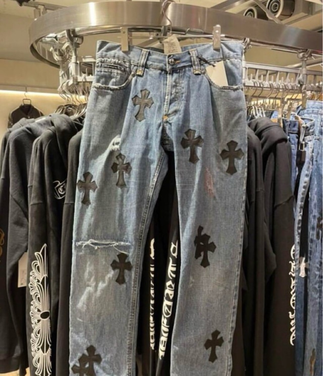 CHROME HEARTS クロムハーツ クロスパッチ デニム ドルガバ ジーパン ジーンズ