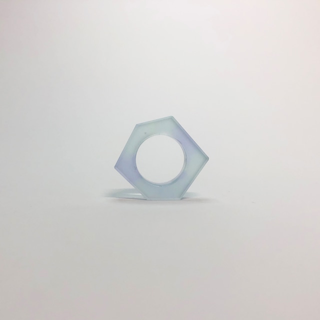 SELF - glass ring - bi-color 06