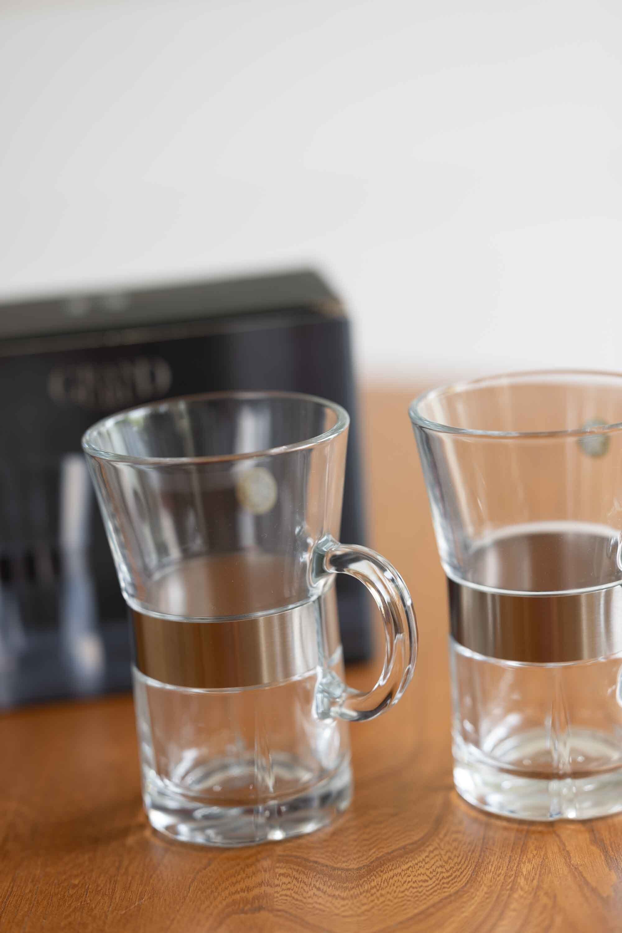 デンマーク　ローゼンタール （Rosenthal ）　ホット対応グラス２個セット　箱入り