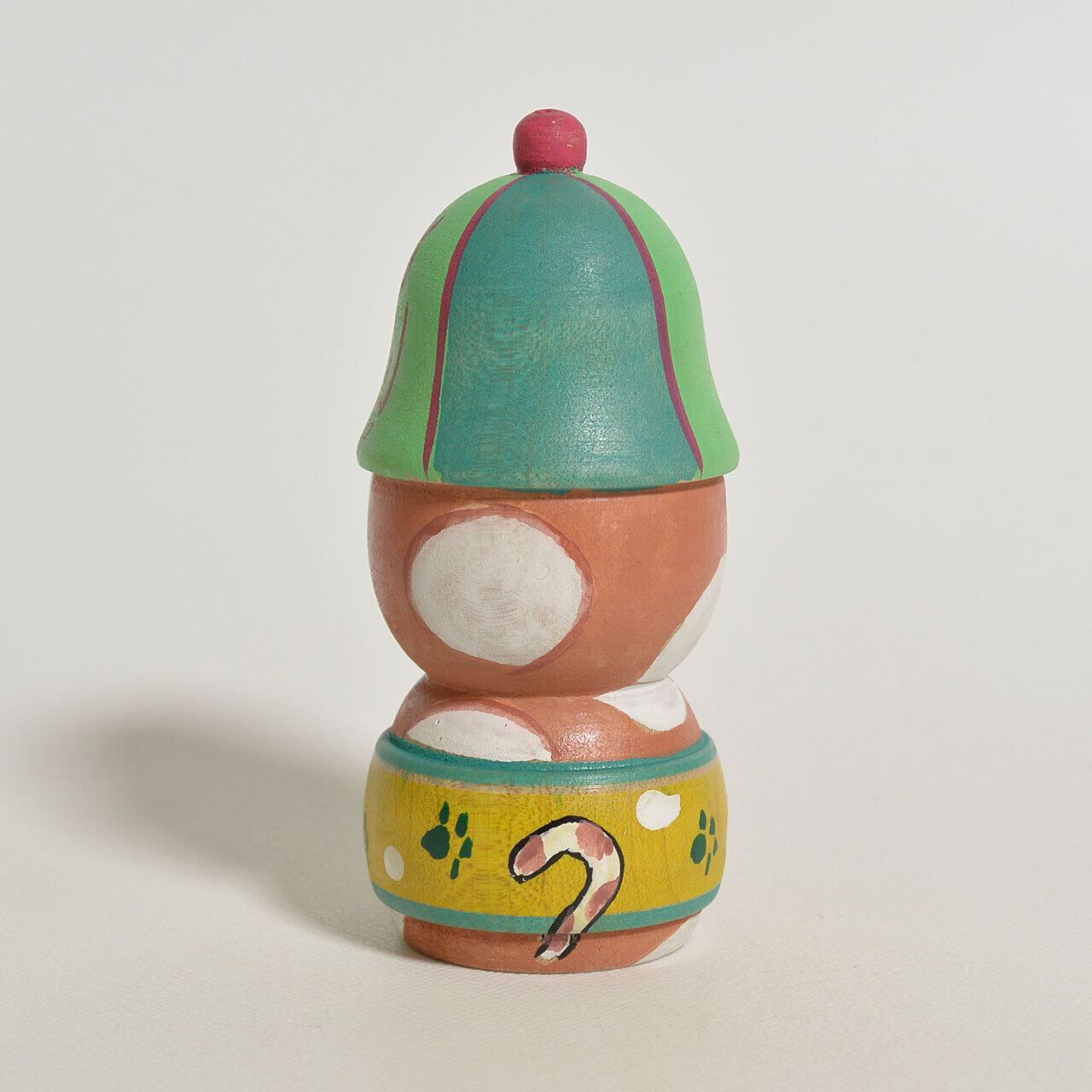 サウニャこけし 約2.5寸 約7.5cm 志田菊宏 工人（蔵王高湯系）#0086