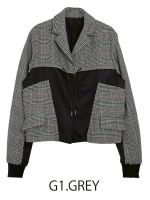 ミカーレミカーレ MICALLEMICALLE ナイロンドッキングジャケット