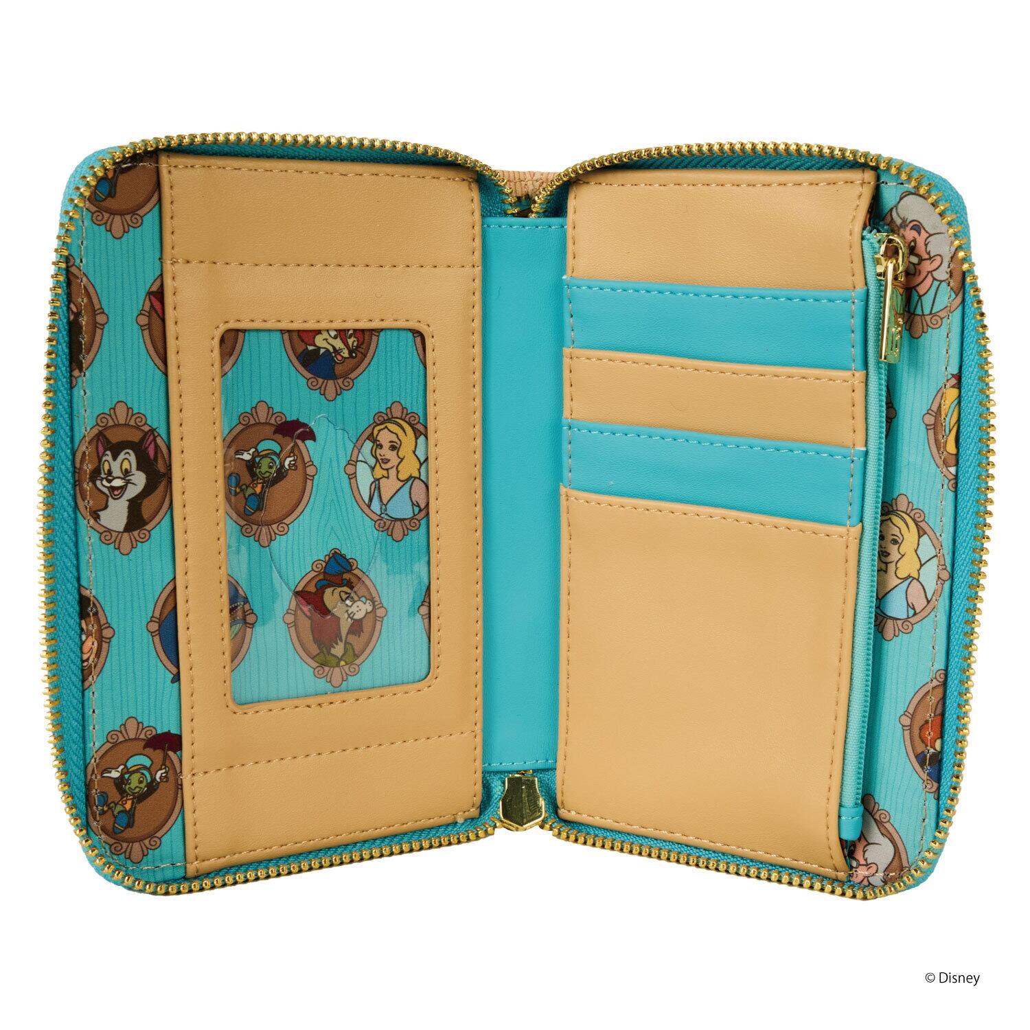LF DISNEY PINOCCHIO ZIP AROUND WALLET_WDWA3290