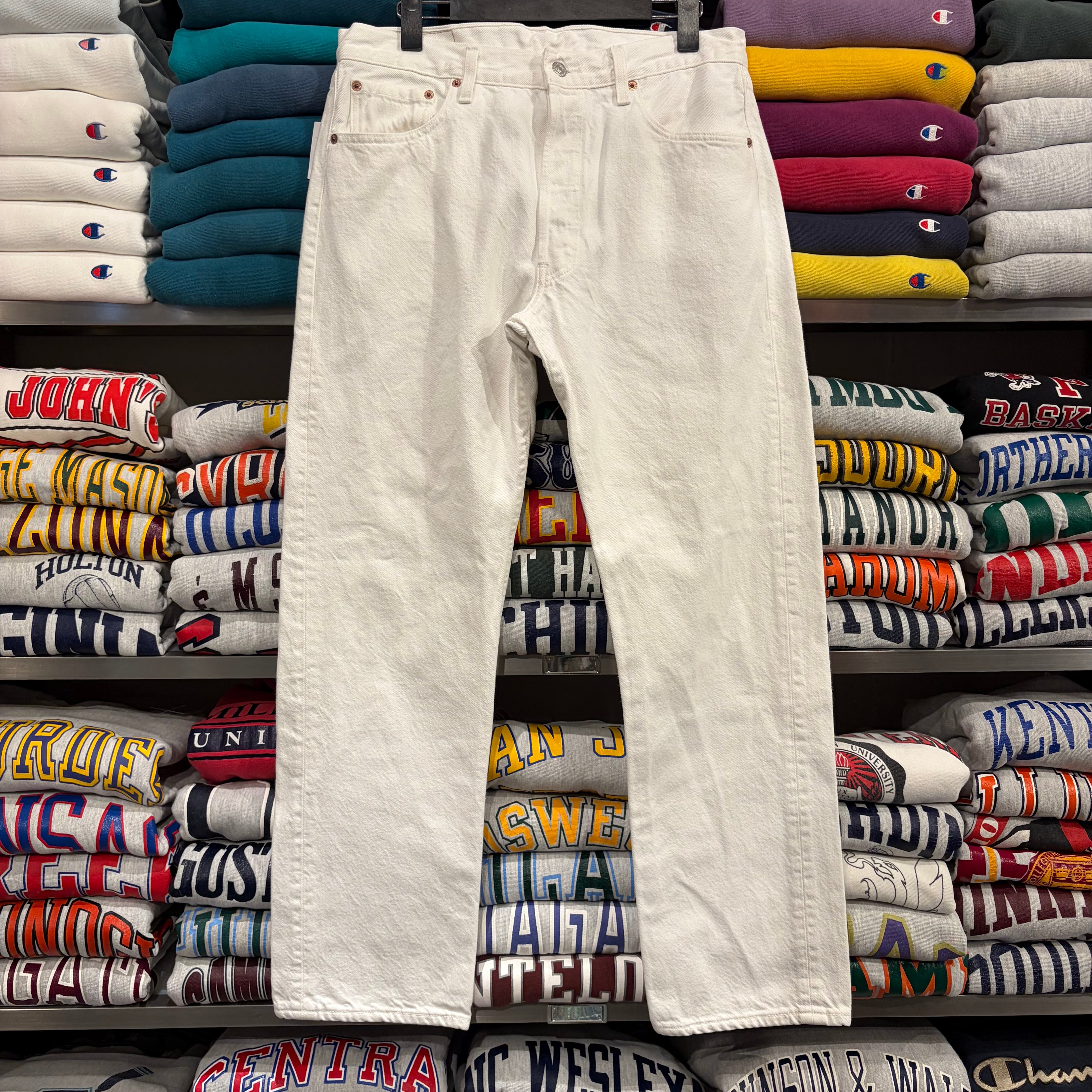 90s LEVI'S 501 WHITE USA (34×30) | BerBerJin / & BerBerJin
