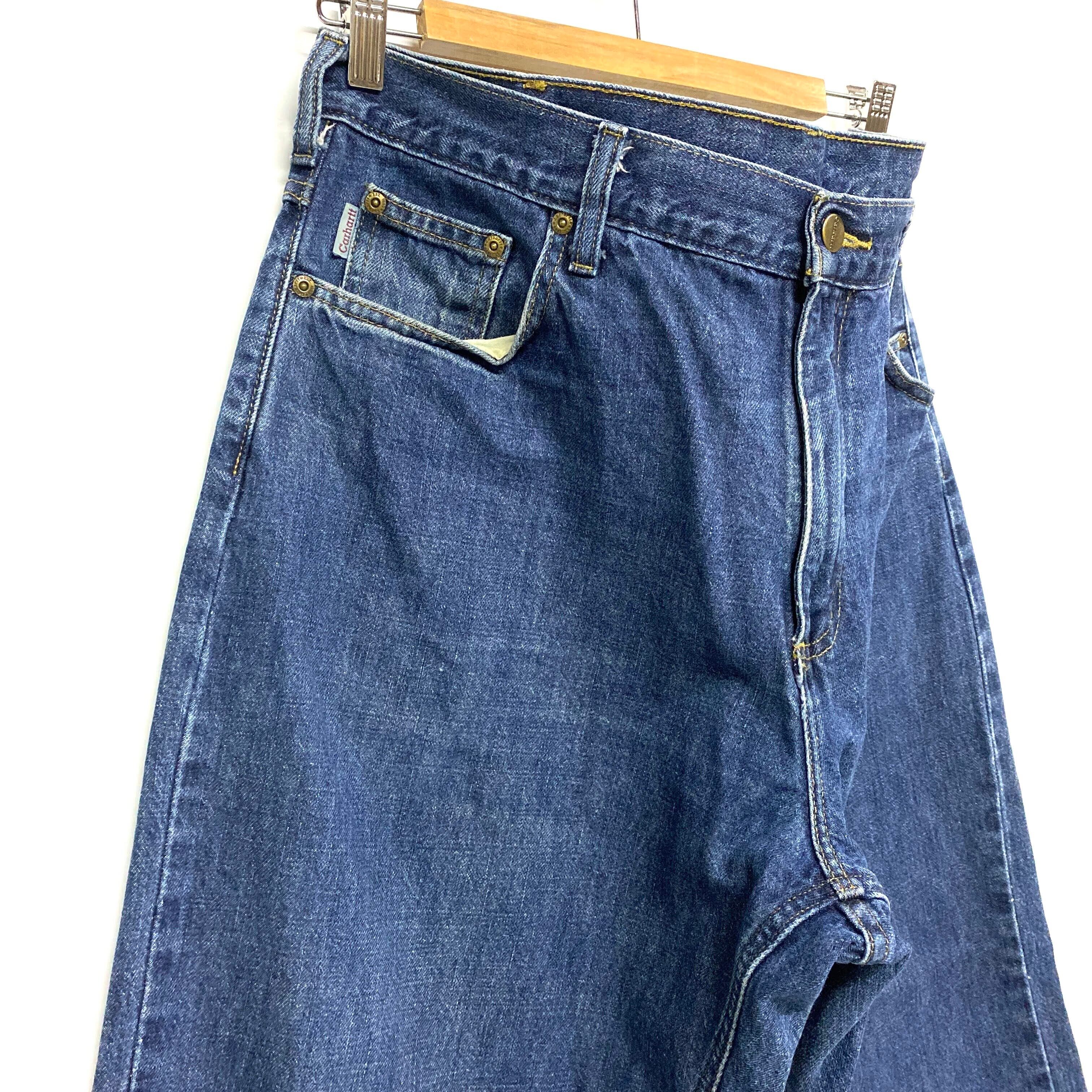 カーハート carhartt 一点物 古着 テーパード デニム ジーンズ カーハート carhartt 一点物 古着 テーパード デニム ジーンズ
