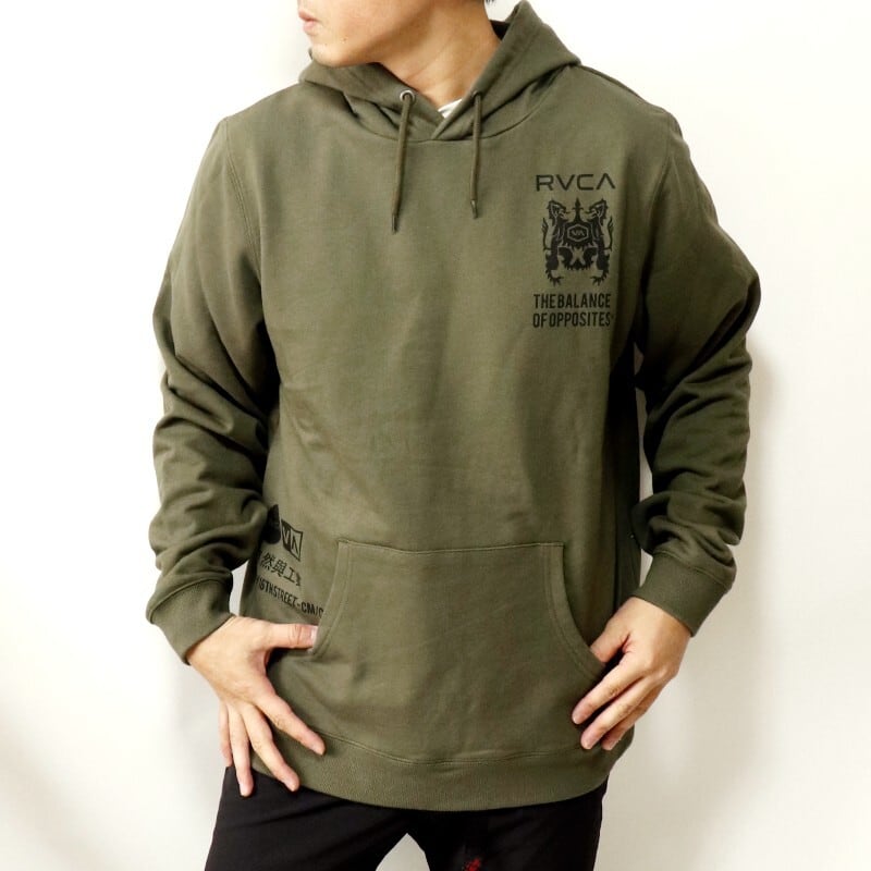 メンズ秋冬用RVCAルーカ迷彩柄パーカーM メンズ秋冬用RVCAルーカ迷彩柄パーカーM