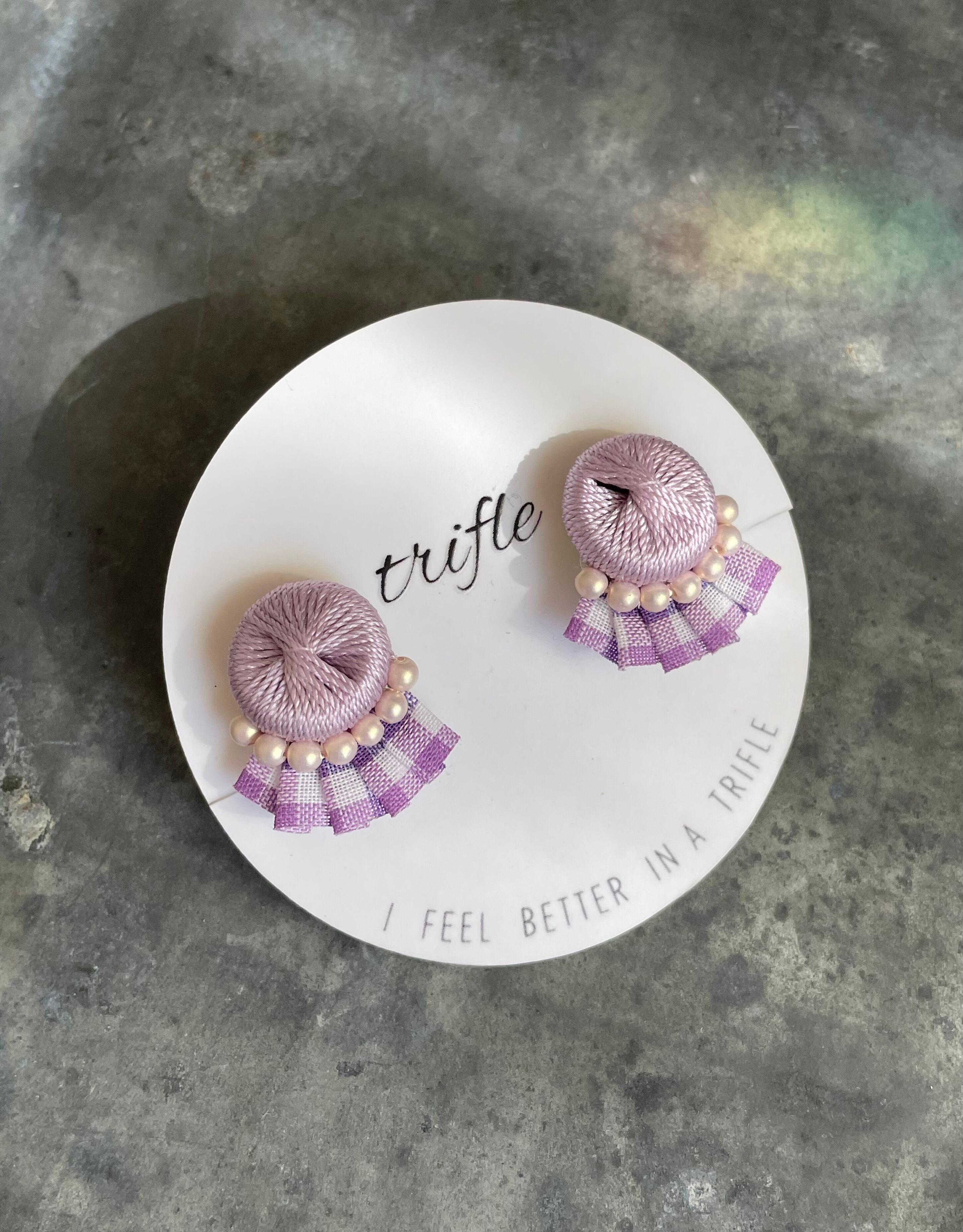 itomaki pleats Pastel (micro) パープル×パープルチェック