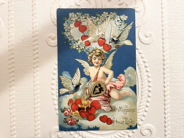 【GPG015】【Valentine】antique card /display goods