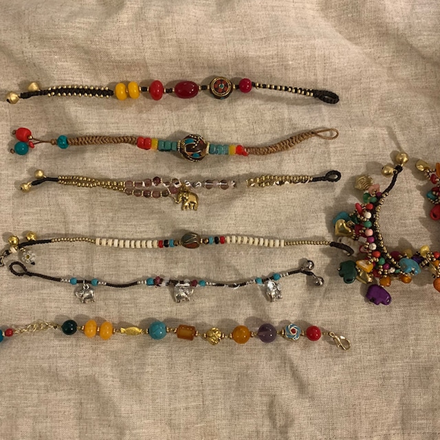 「予約販売」somedayifエキゾチックな編み込みブレスレット 8s