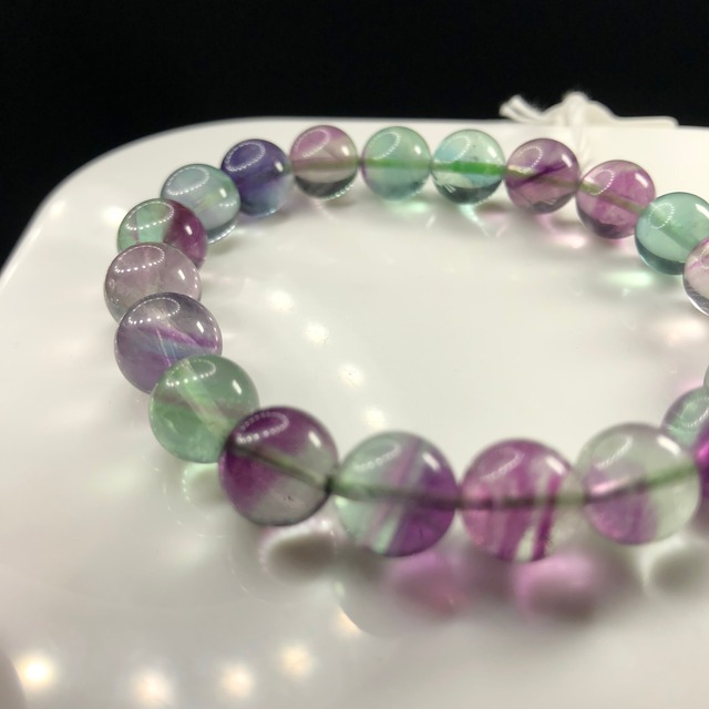 2. グラデーションフローライト ブレスレット