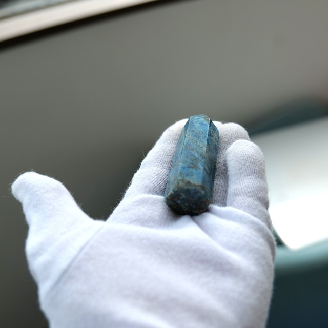【魂の声を言葉にする石☆コミュニケーションのサポーター】ブルーアパタイト　ポイントT1_10