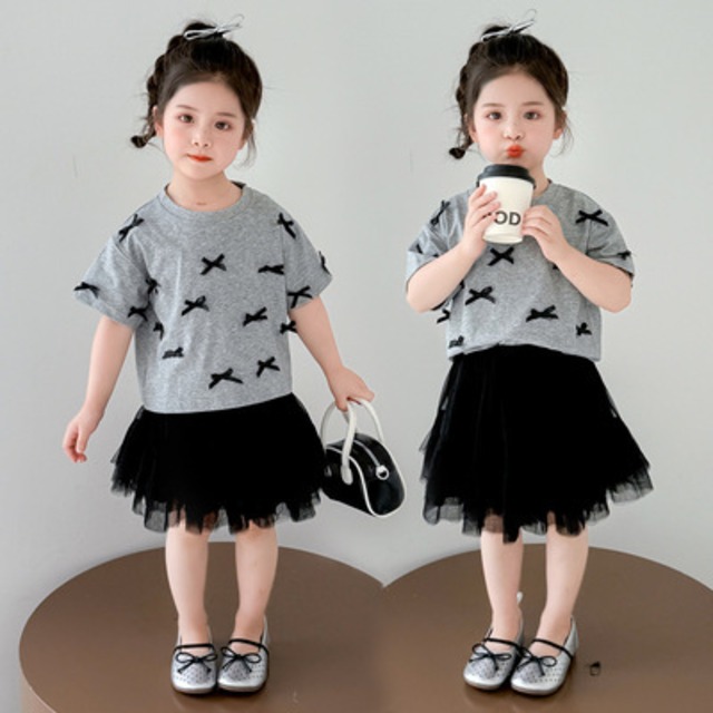 ❤︎お取り寄せ商品❤︎ [90-140] リボンまみれセットアップ 26ss025 