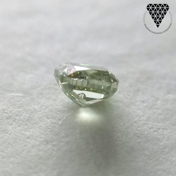 0.109 ct Fancy Grayish Yellowish Green 天然 グリーン ダイヤモンド | DIAMOND EXCHANGE  FEDERATION