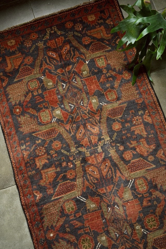 1890-Vintage Baluch rug
