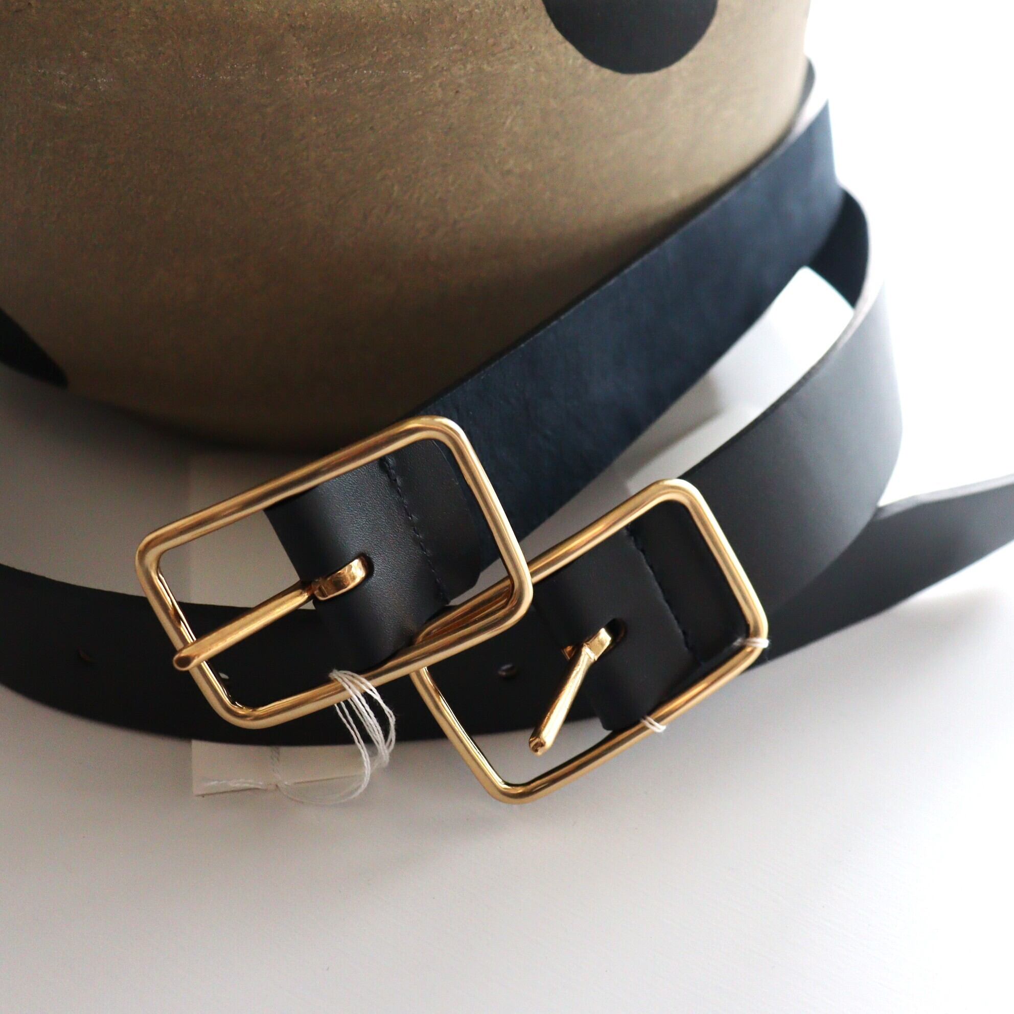 小物 Cale reversible belt ( Blue ) 85cm Cale ” reversible belt ( Blue )