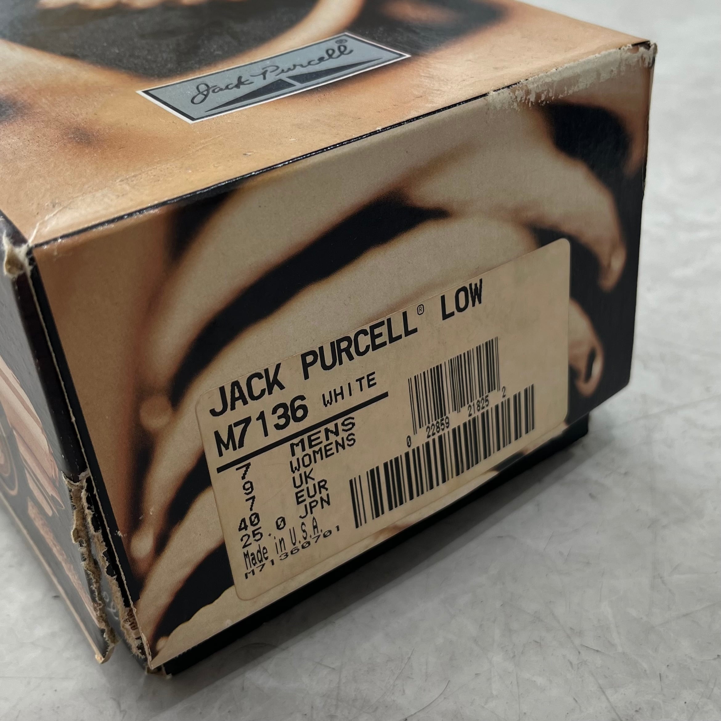 90年代 USA製 コンバース　JACK PURCEL　24.5cm　箱付き