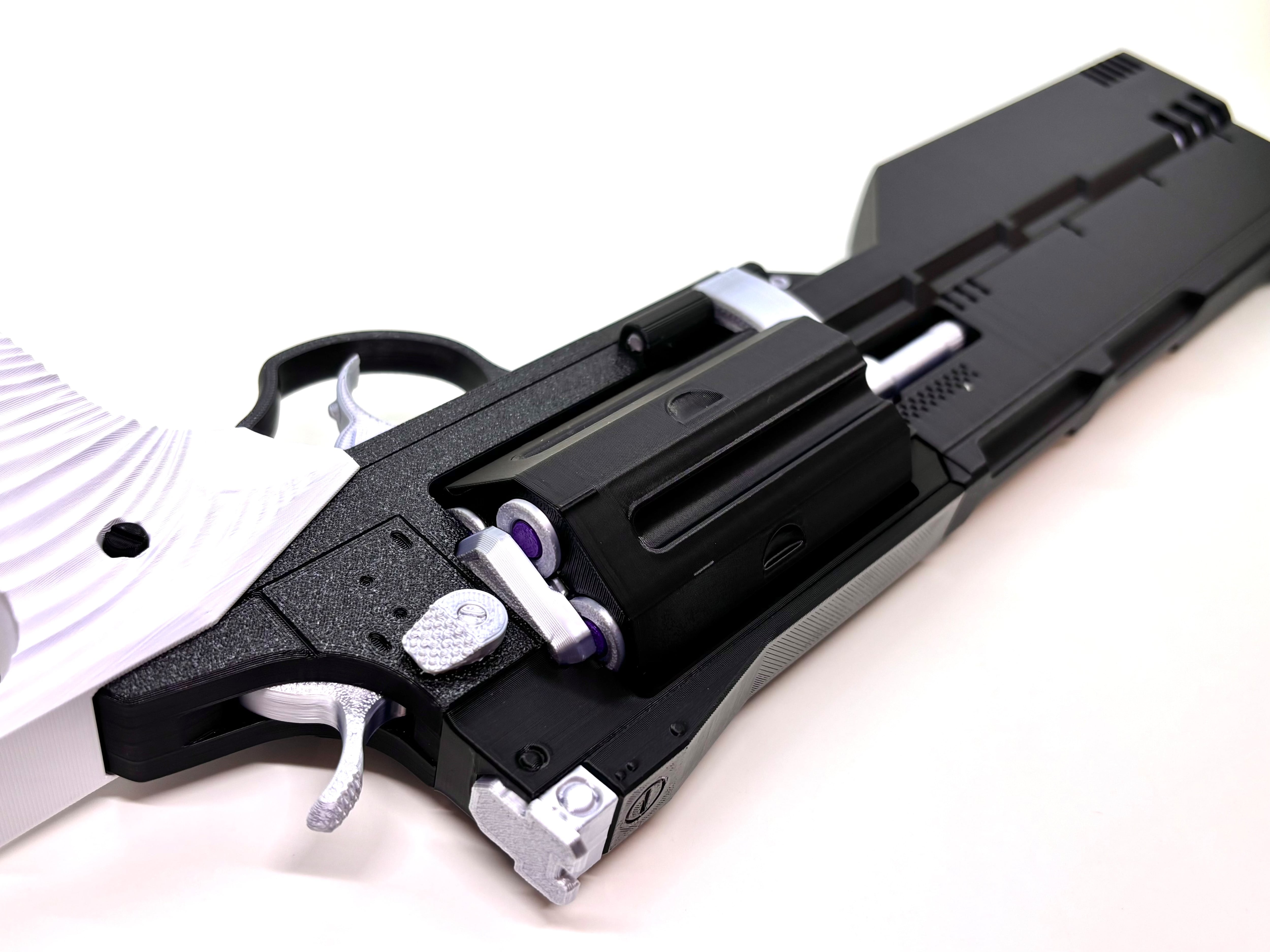 可動モデル）RE9 リボルバー 強化版(金属なし、発射機能なし） | 3D