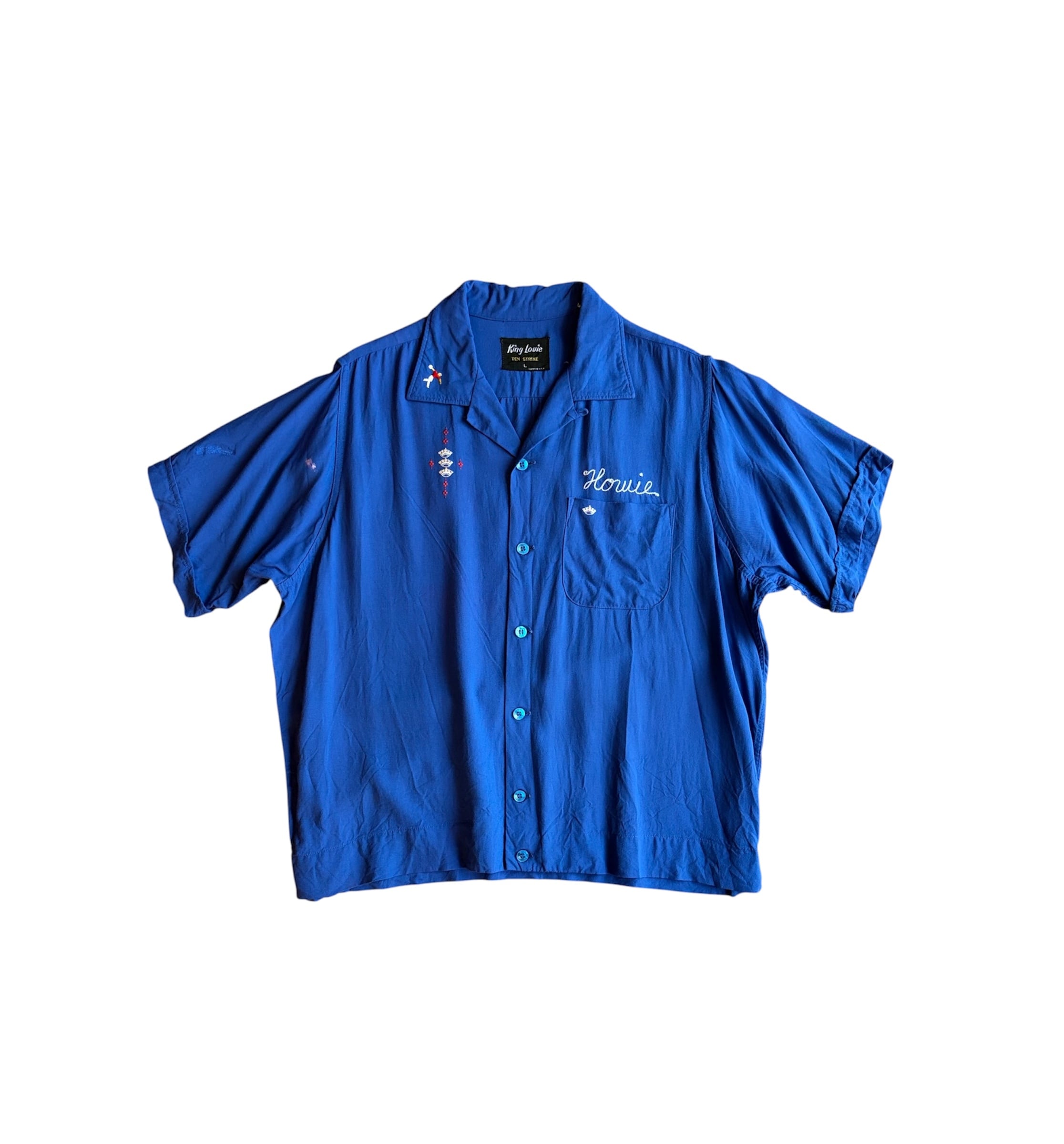 50’s King Louie ボーリングシャツ 50s スペシャル】King Louie キングルイ ボーリングシャツ L | enishi
