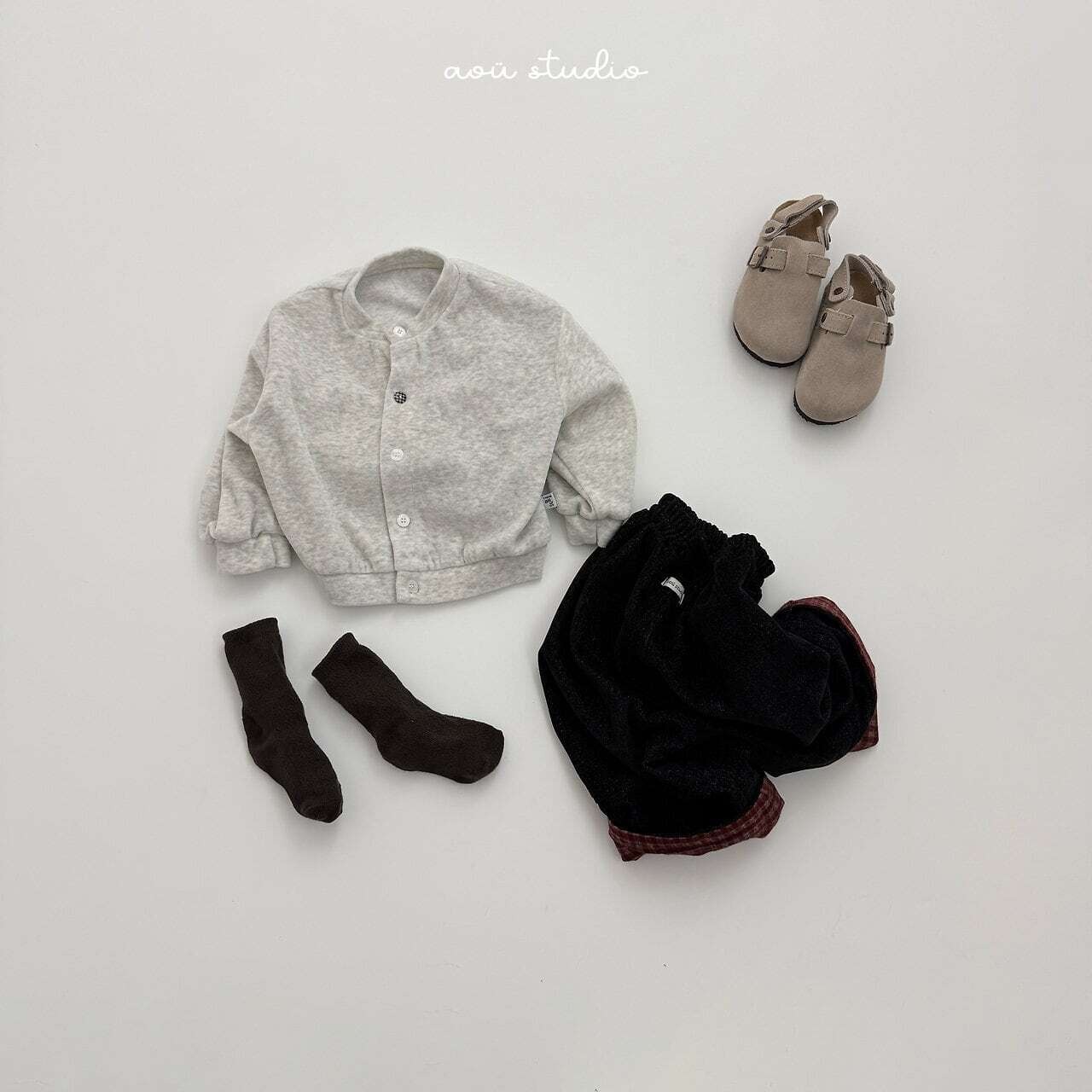 〖取寄〗韓国子供服 / 26winter / aoustudio /コニー カーディガン / キッズ服 *XS~L*