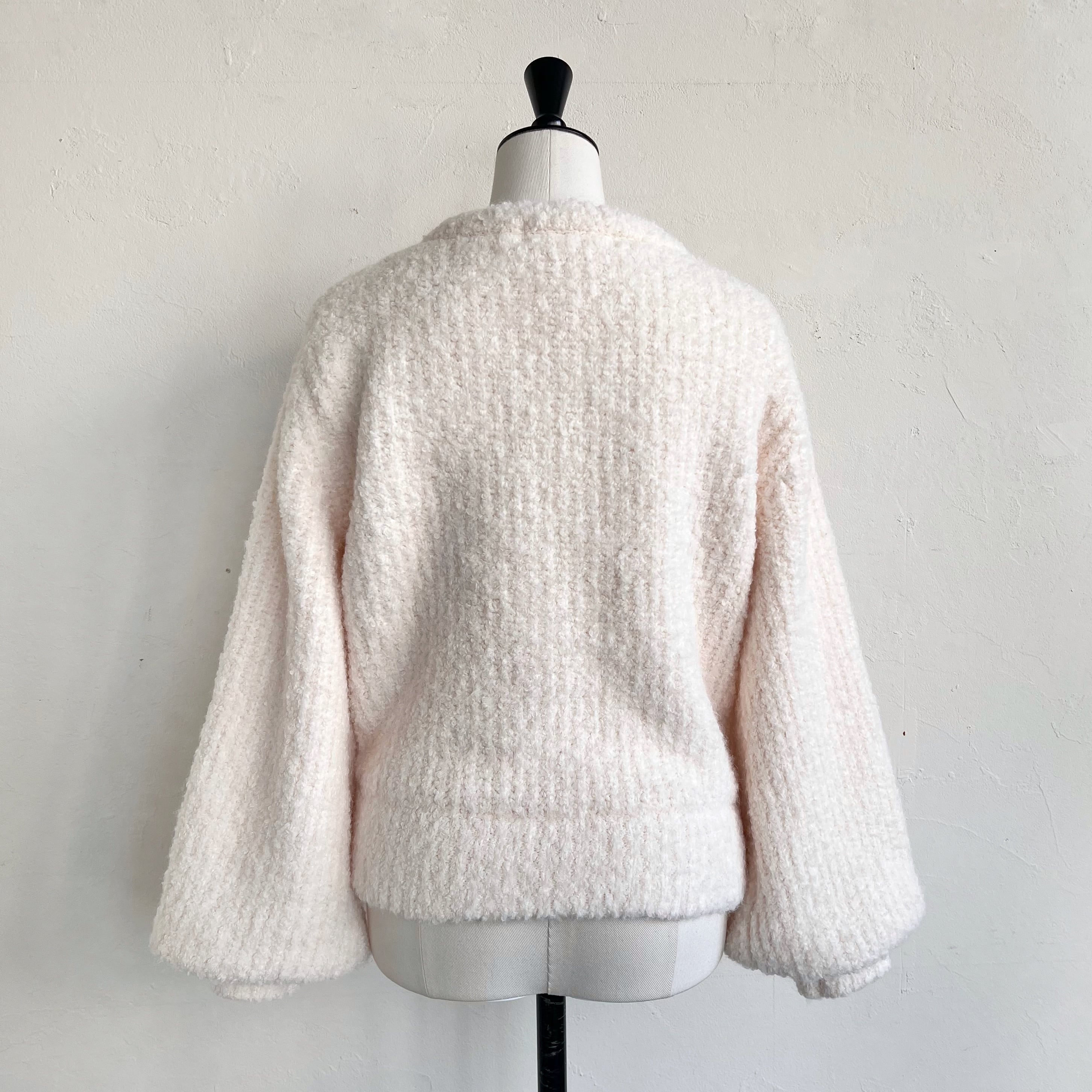 SYSORUS × akko3839 ループヤーンニットブルゾン 821158 | SYSORUS