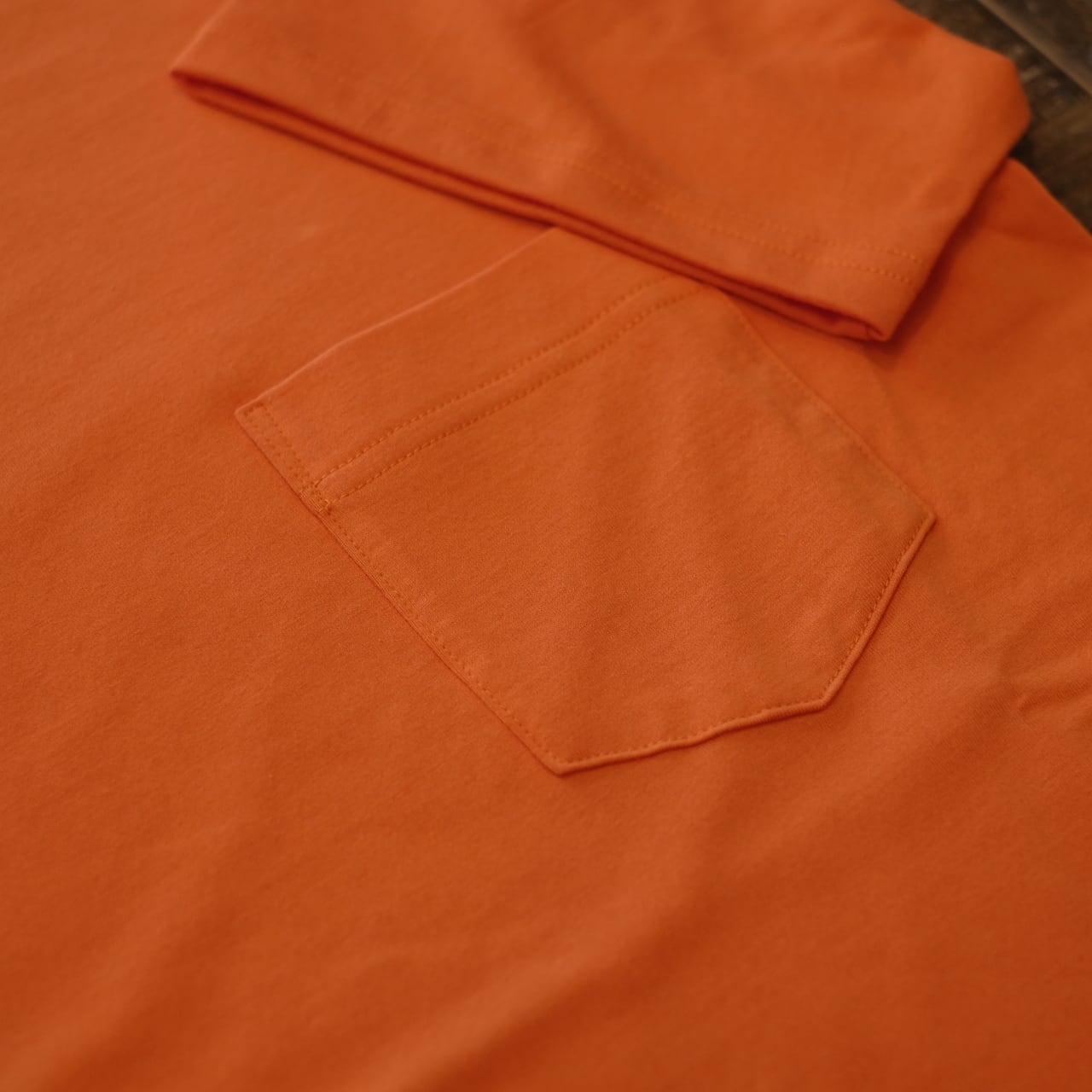 Workers（ワーカーズ） 別注 3PLYスリム ポケットTシャツ オレンジ