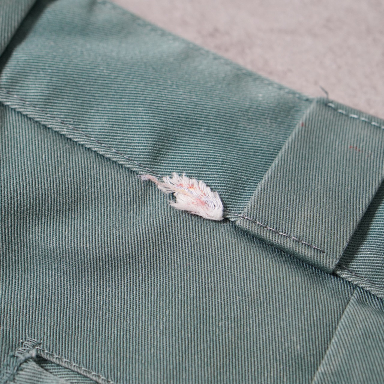 80s Dickies 874 work pants "made in USA" Lincoln green [W33.5L30.5相当] 古着 - 13