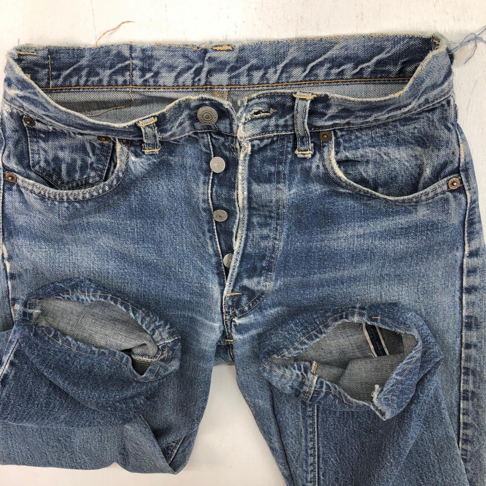 LEVI'S リーバイス 60- 70年代 USA製 501 BIG E 初期 66前期 バック