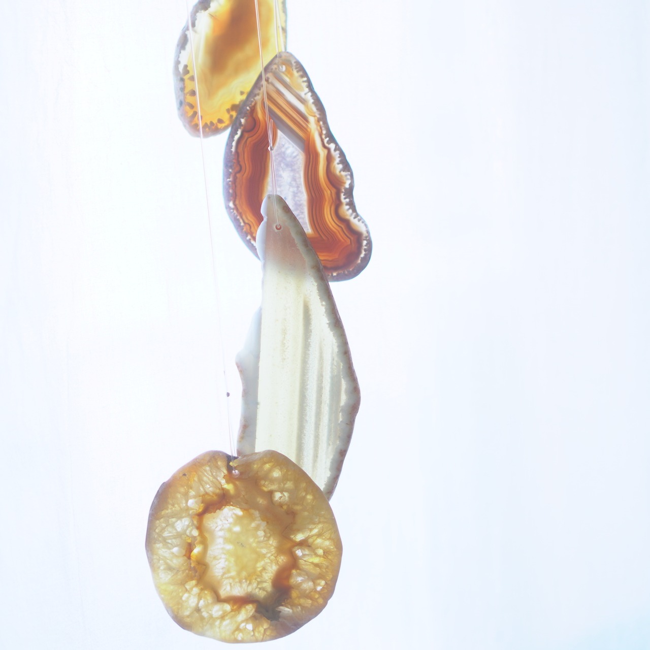 Coffee Float 03 - アゲートヒーリングチャイム / Agate Sun Catcher Wind Chime 824