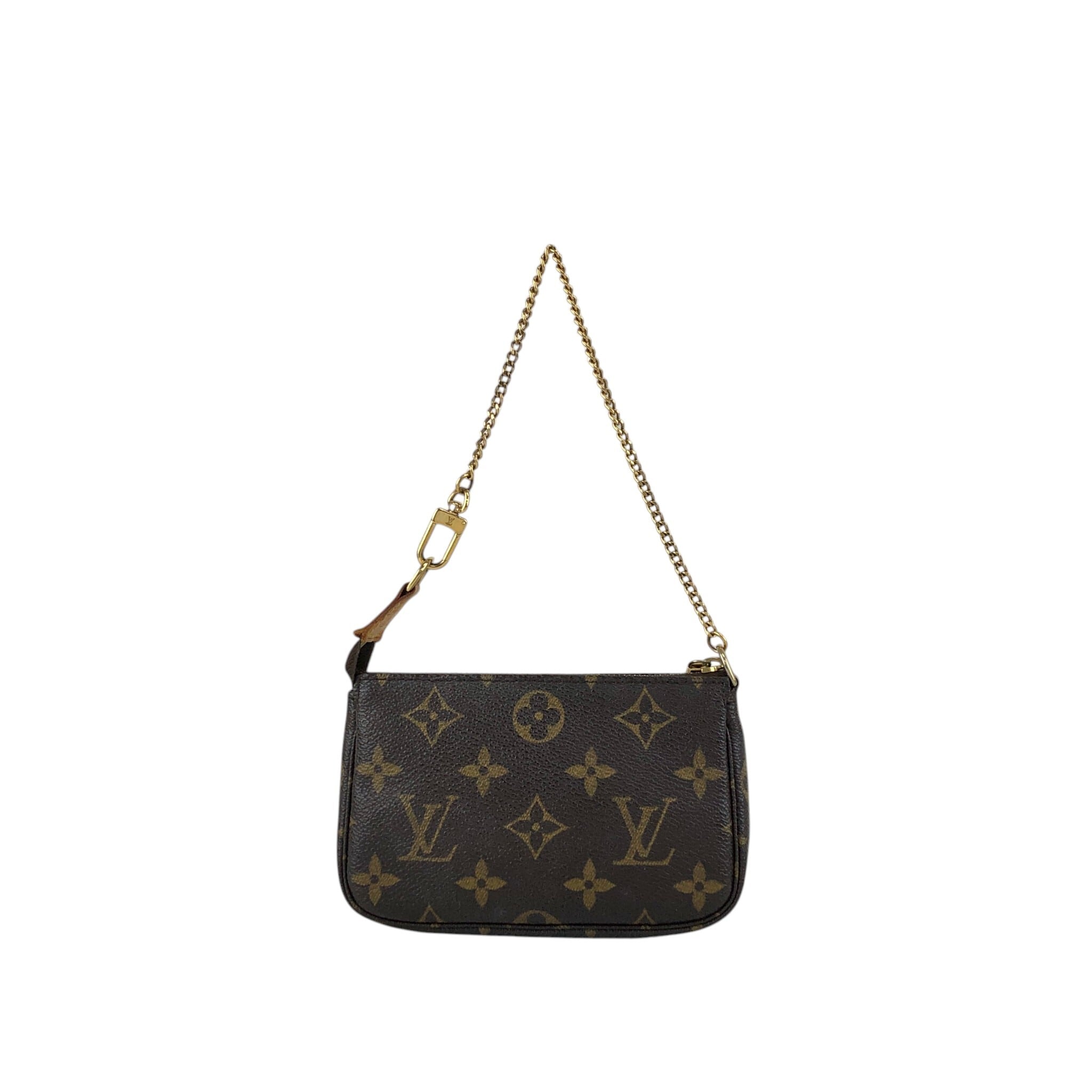 LOUIS VUITTON ルイヴィトン モノグラム ハンドバッグ ブラウン PVC