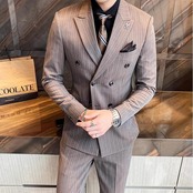 double-breasted suit 3piece 00234