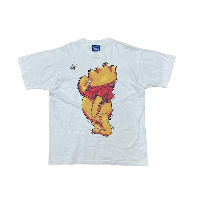 DISNEY POOH 90S Frightened by bees TEE WHITE XL 70KD4788